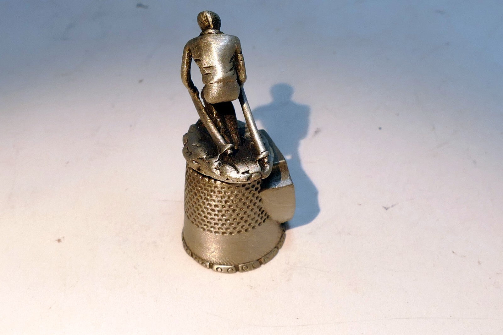 Thimble Souvenir Utah LDS Mormon Temple Salta Lake City US metal skier