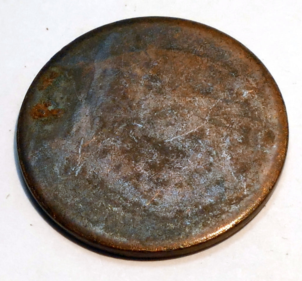24.5mm brass copper coin unstruck planchet error