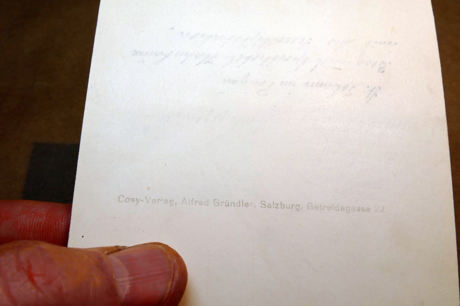 hotel HANNBAUM St. Johann im Pongau Austria postcard 1940's  - unposted