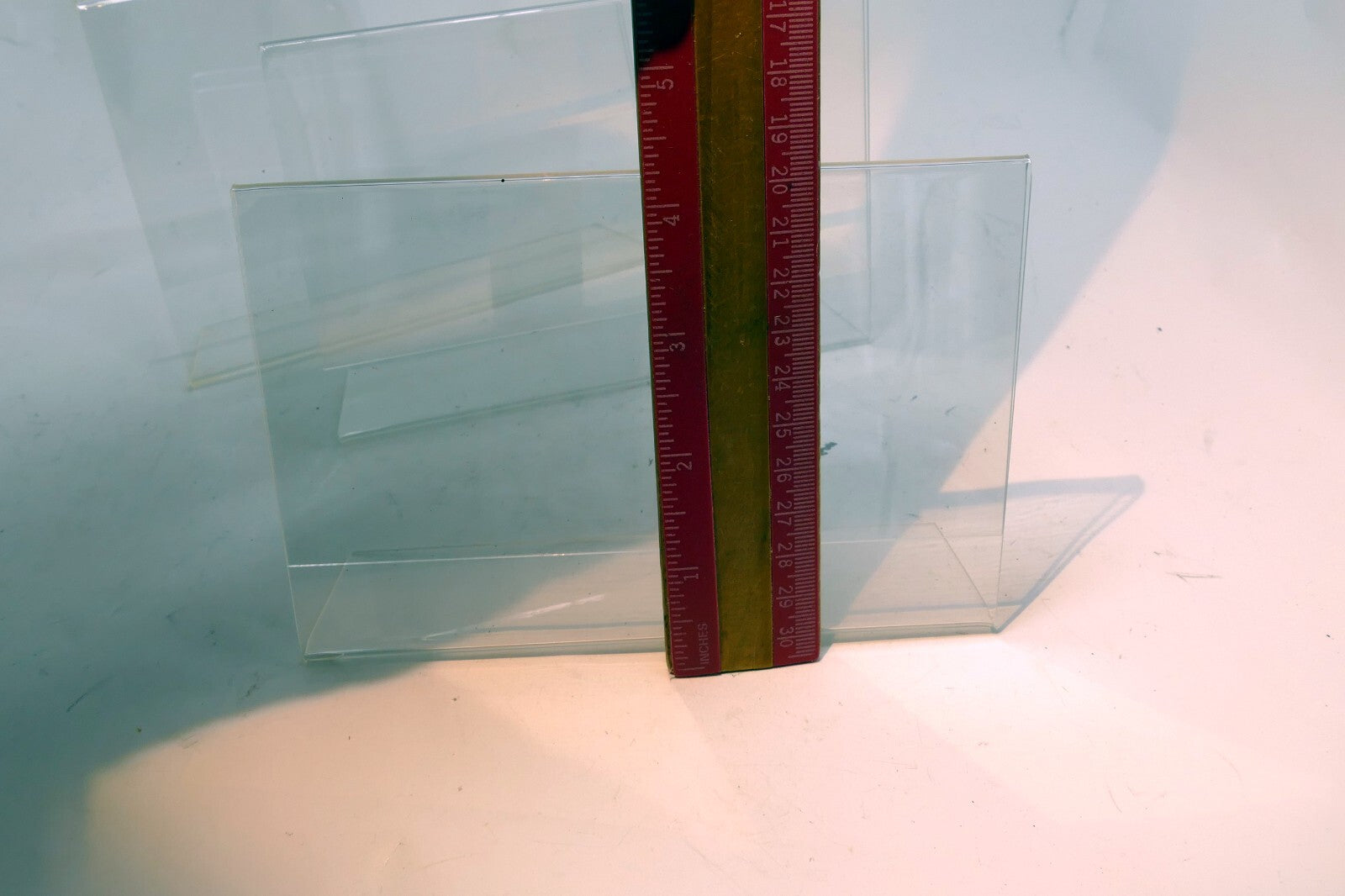 Lot of 3 Pack PICTURE FRAME Horizontal Acrylic Desktop 6"x4" Clear