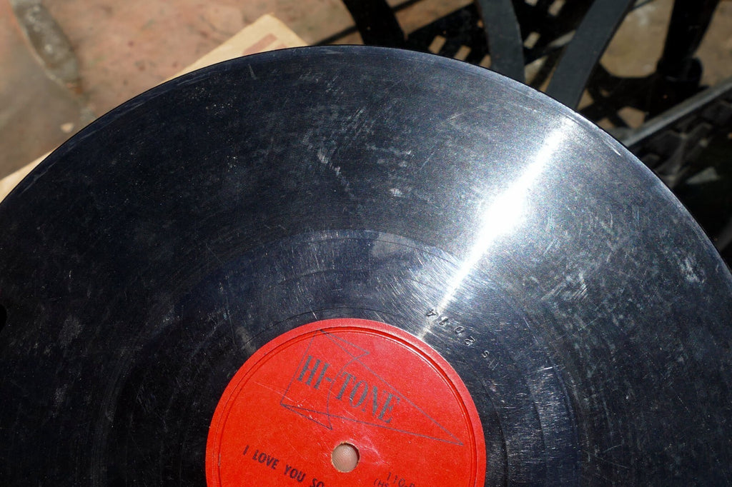 Jeffrey Clay 78rpm Single 10" Hi-Tone Records lade Spain I love you 1949