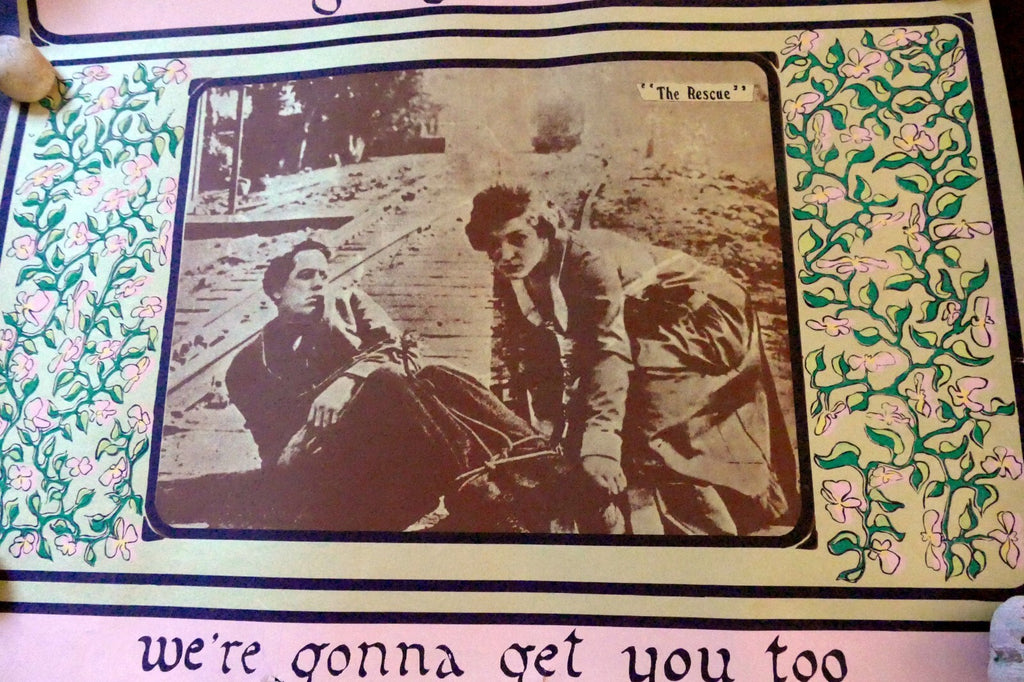 " the rescue " black and white movie poster we got your mama, we're get you too