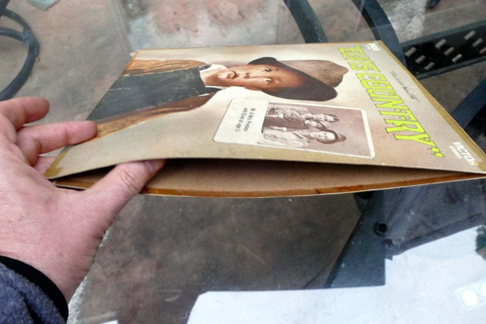 1971 Elvis Presley Elvis Country LSP-4460 - ALBUM ART COVER ONLY