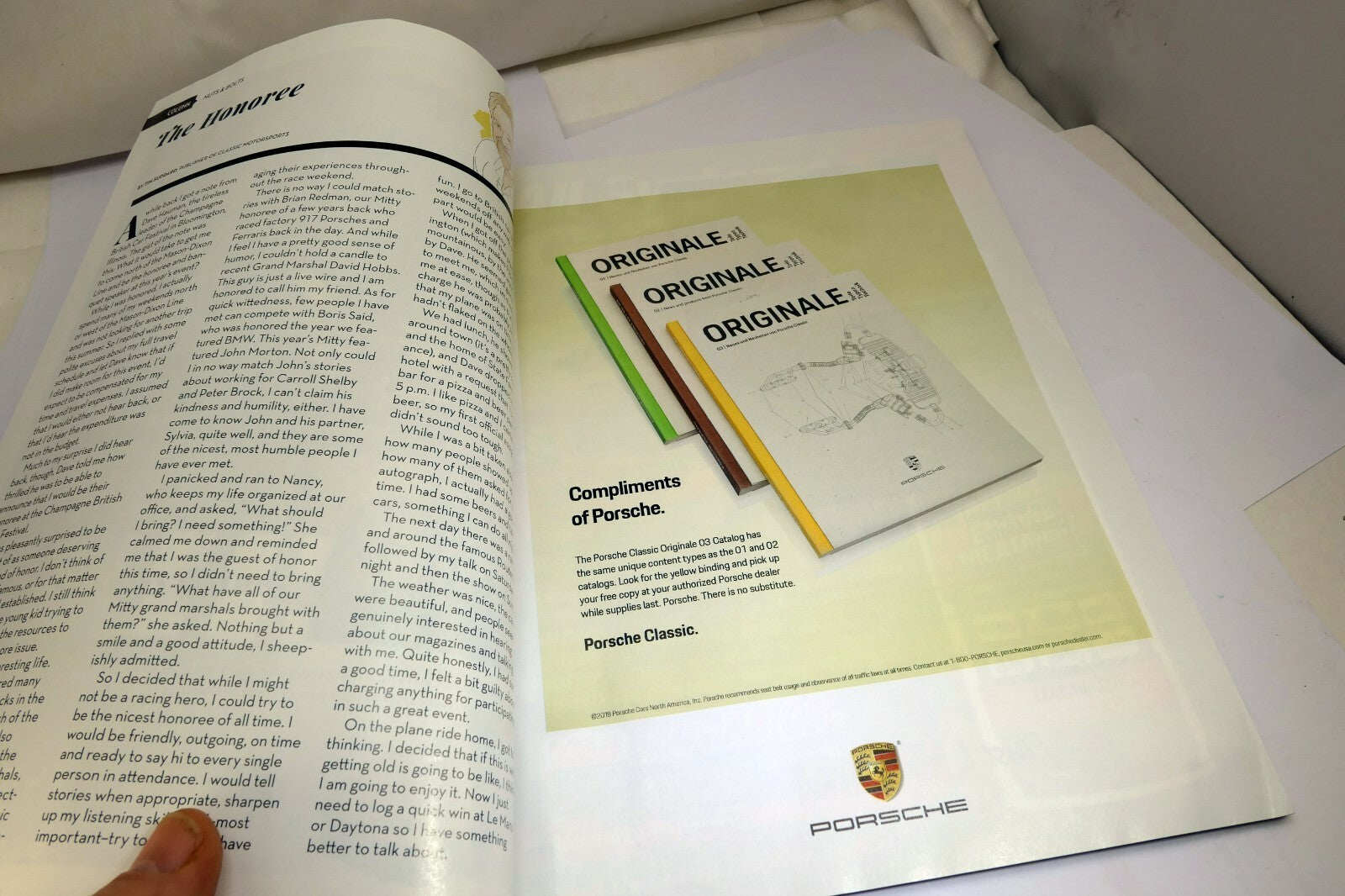 Classic Motorsport  Magazine September 2018 Monterey Guide Porsche vs Panamerica