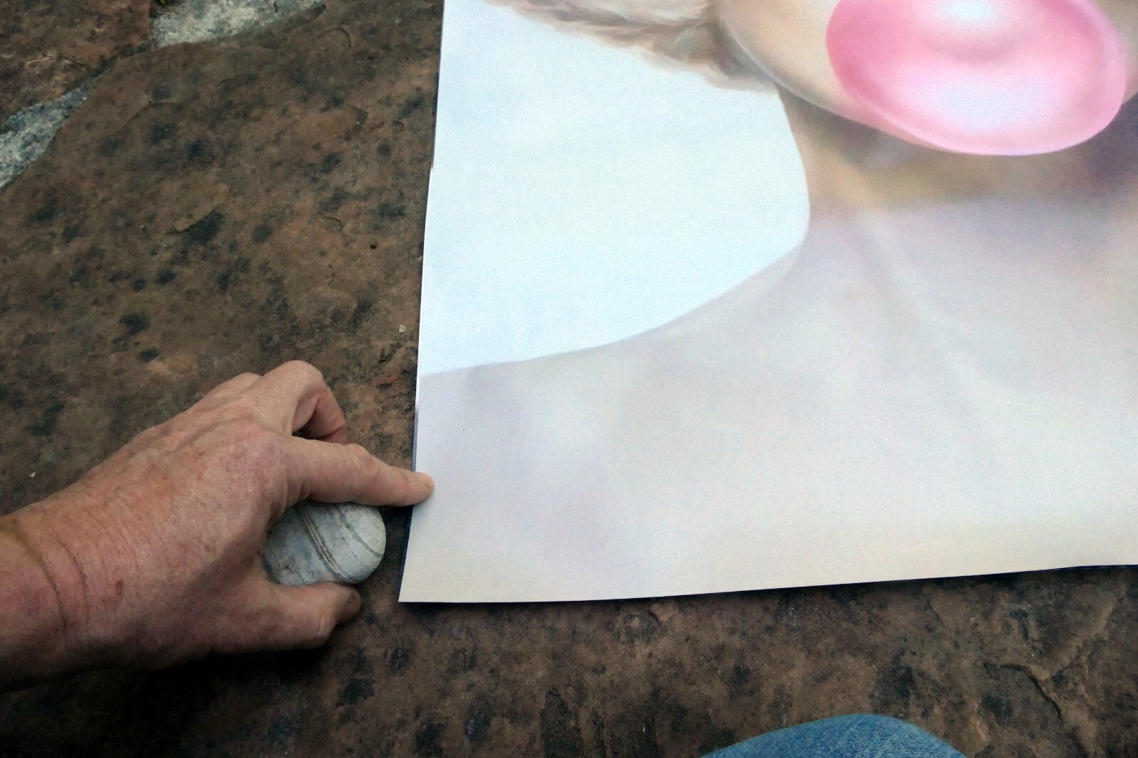 Marilyn Monroe Pink Bubble Gum Premium Art Print 36in x 24in large wall poster