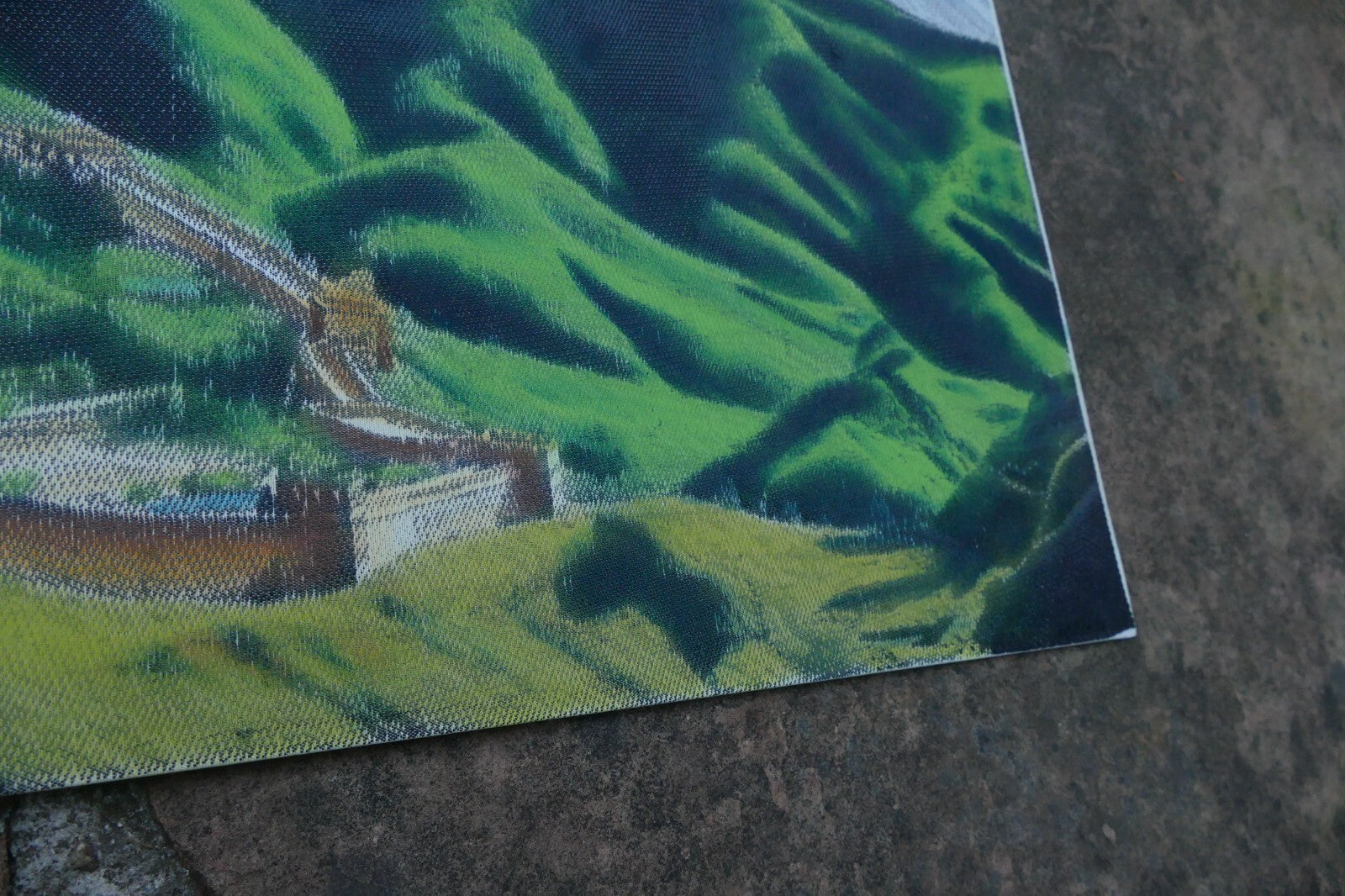 GREAT WALL OF CHINA Silk Weaving large 16X38"
