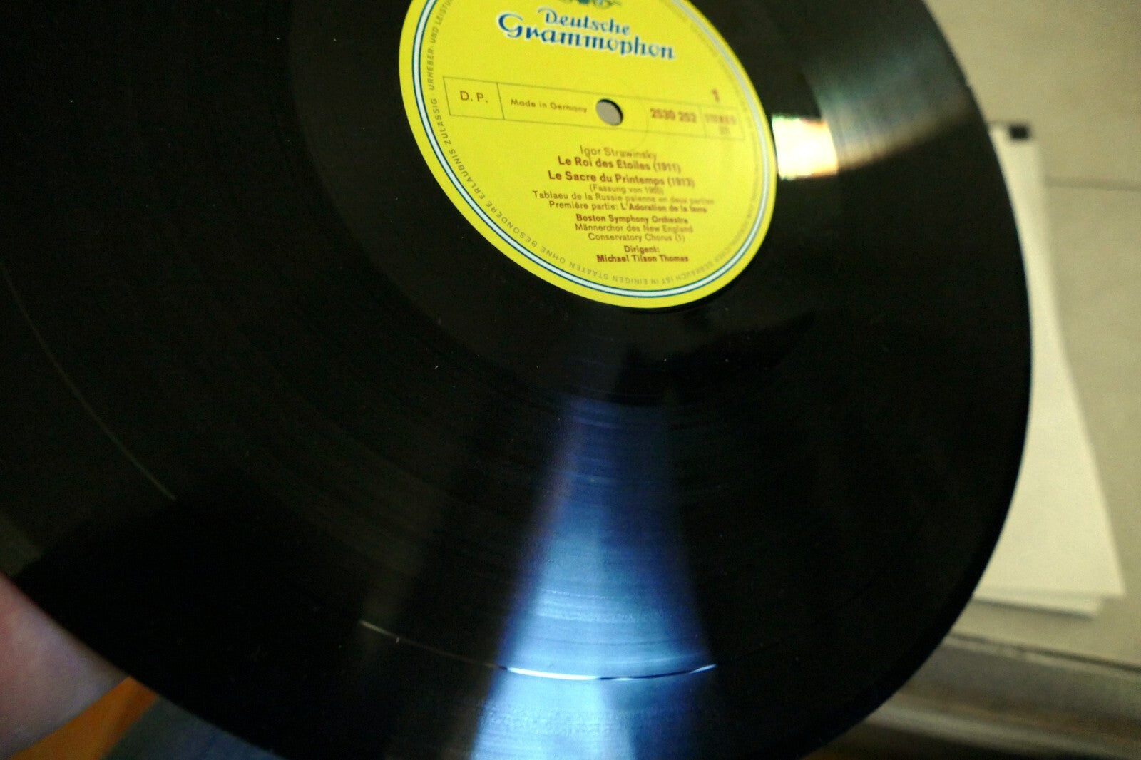 Stravinsky The Rite of Spring Germany import LP King of the Stars DG 2530 252 VG