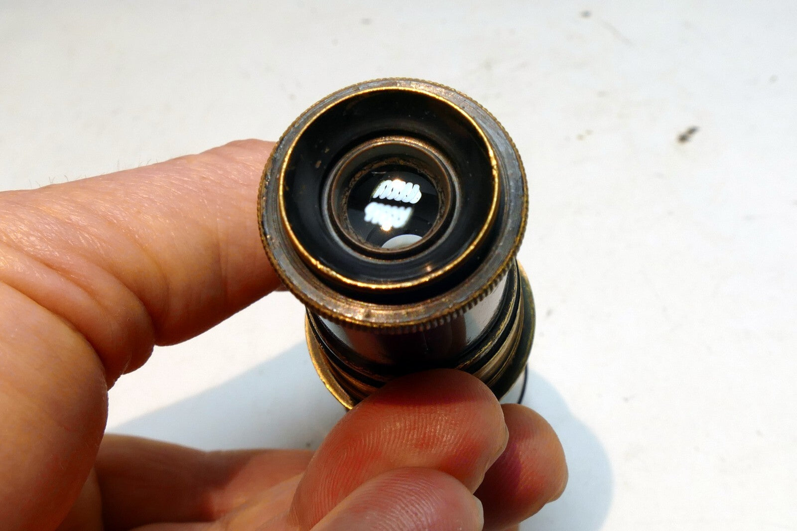 Antique Telescope Brass Nautical Spyglass 19th century compact