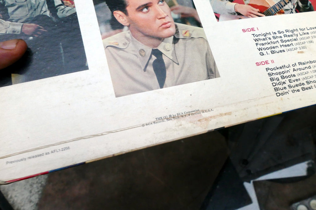 1980 Elvis Presley  – G. I. Blues AFL1-2256  RCA Best Buy - ALBUM ART COVER ONLY