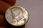 1969 - D Kennedy  half dollar coin US 40 % SILVER 60 % Copper