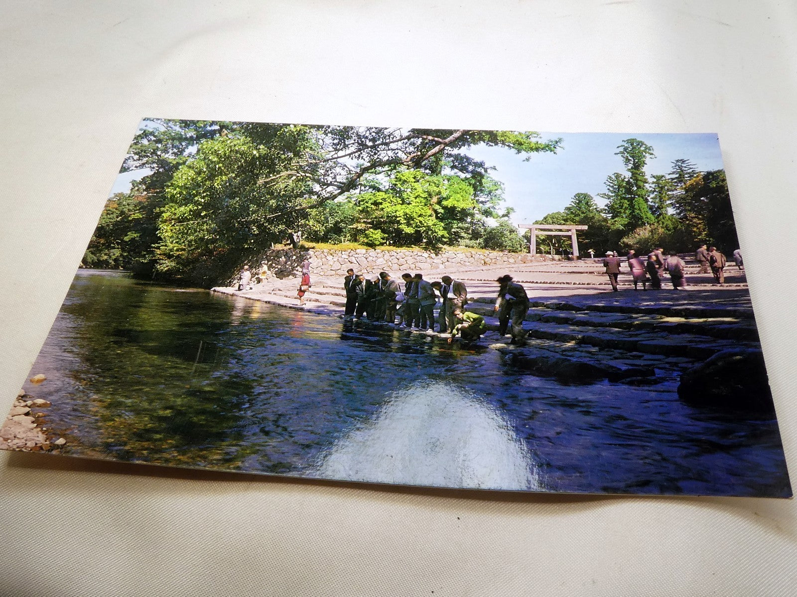 Japan Isuzu River Ise-Shima National Park Postcard 6X4" vintage 1940-50's