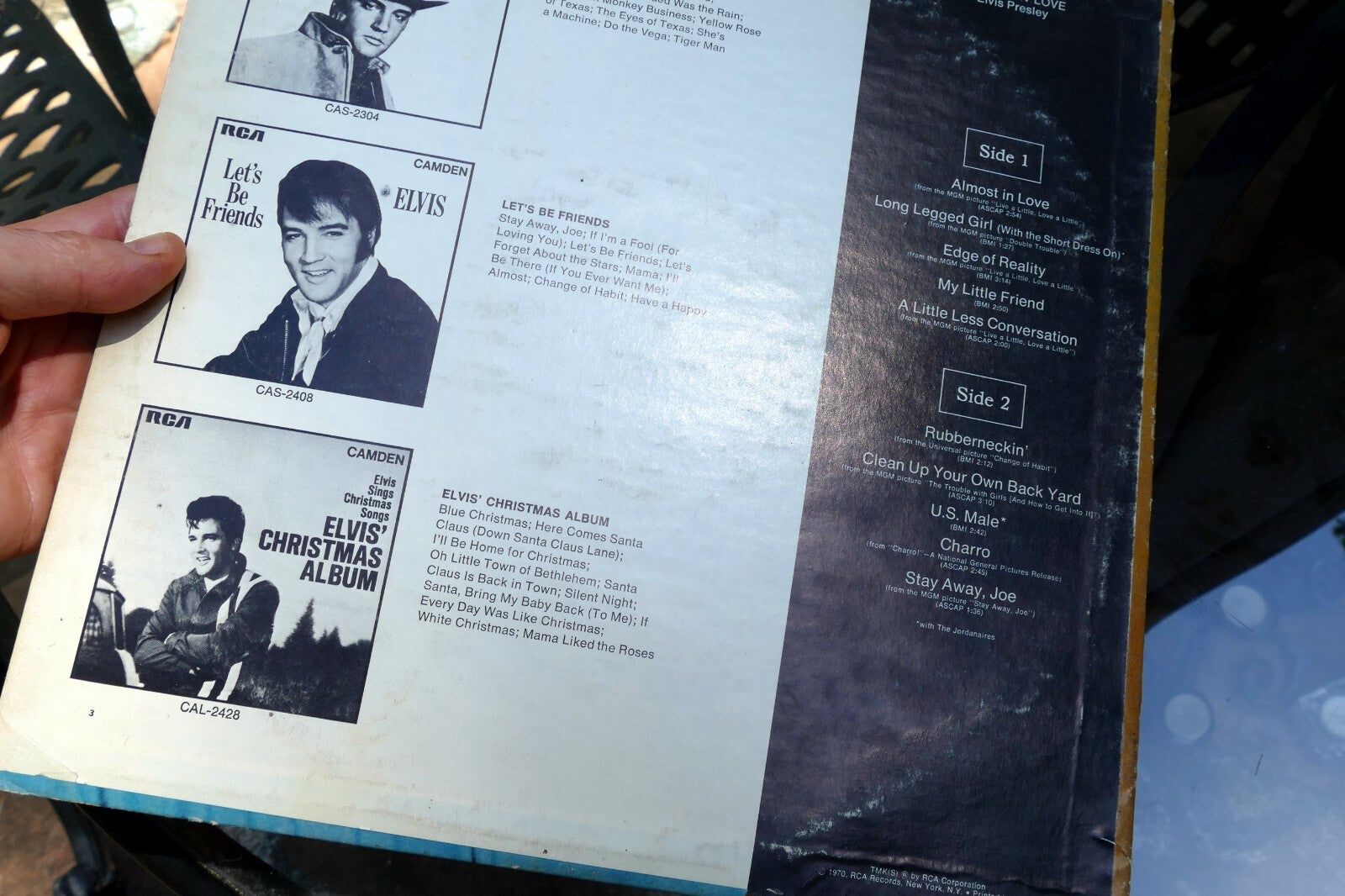 Elvis Presley Almost in Love 12" LP  album RCA 1970 CAS 2440 ZCRS-5966