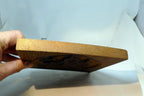 Hand Carved Tibetan Buddhist Wood Block Stamp Nepal Vintage 7X7"