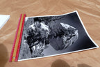 Yosemite California 11X14" Black & white Picture Photo Boulder Rock sky Unsigned