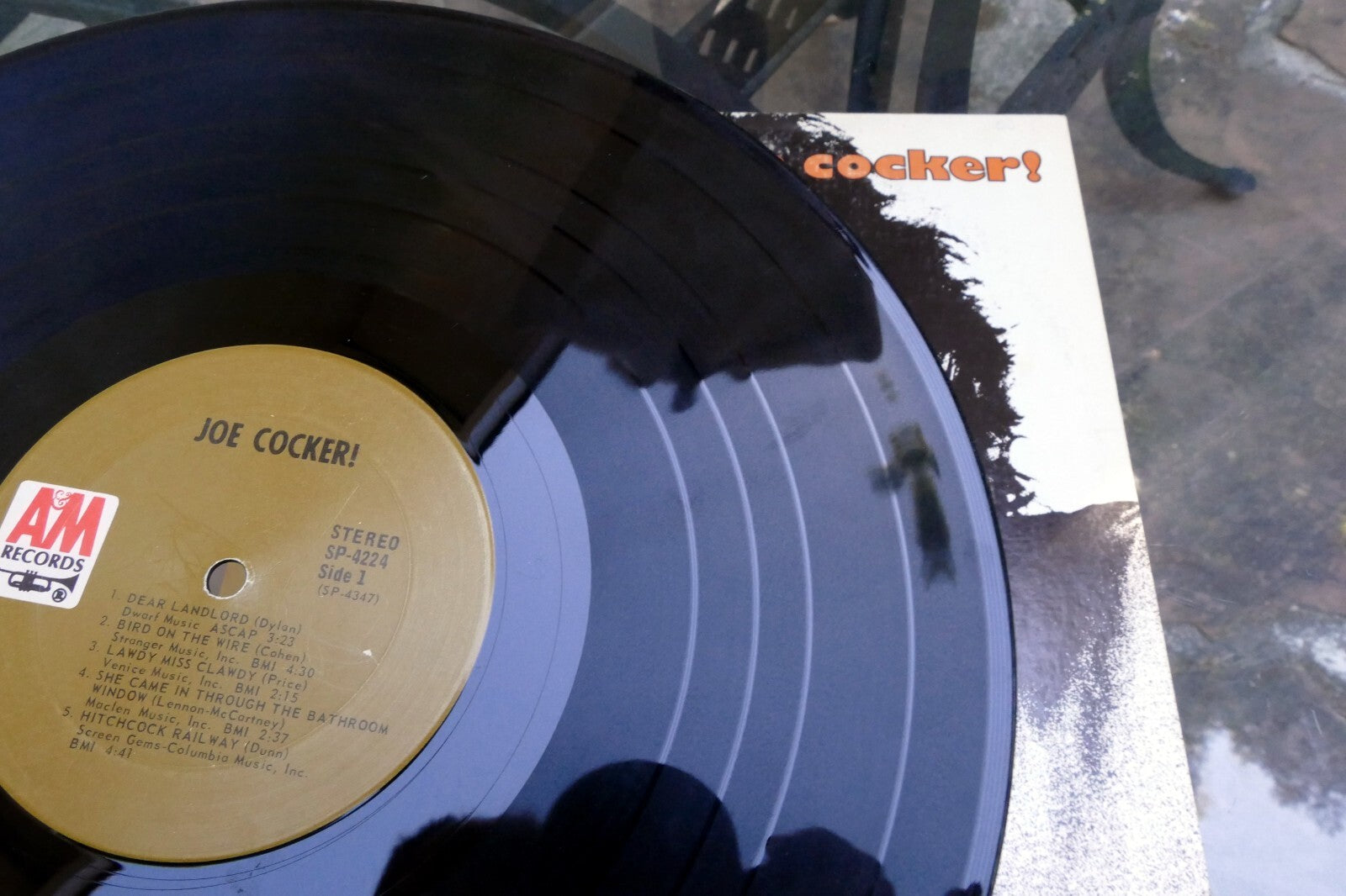 Joe Cocker Self Titled Record 33 RPM LP SP 4224 A&M 1969 VG