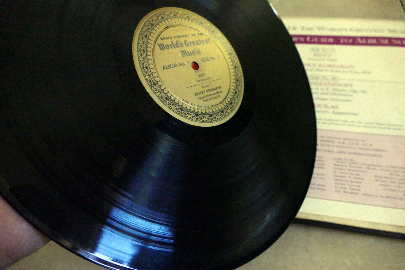 Basic Library WORLDS GREATEST Music 1958 LP Rimsky-Korsakov Rachmaninoff Album 1
