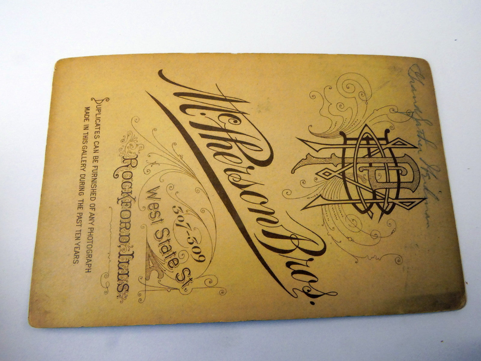 Picture Grandfather Weidman VINTAGE ANTIQUE Photograph 4X6" Picture 1880 Rockfor