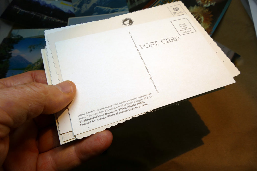 1980's Postcard unposted Alaska USA lot of 23 pack landscapes cityscapes native