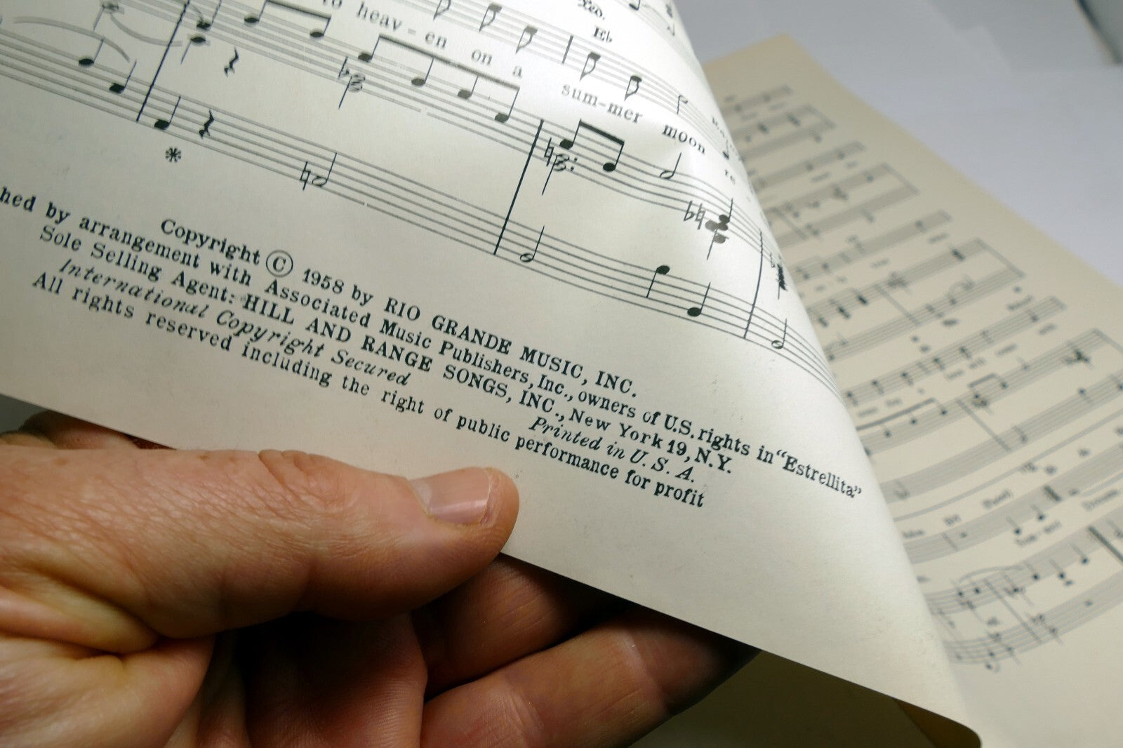 Summer Dreams Seymour Cochran by Manuel M. Ponce   sheet music 1958