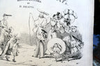 Old WAY'S & NEW WAY'S HENRY HEATH CARICATURE PRINT Title page 1840 Victorian