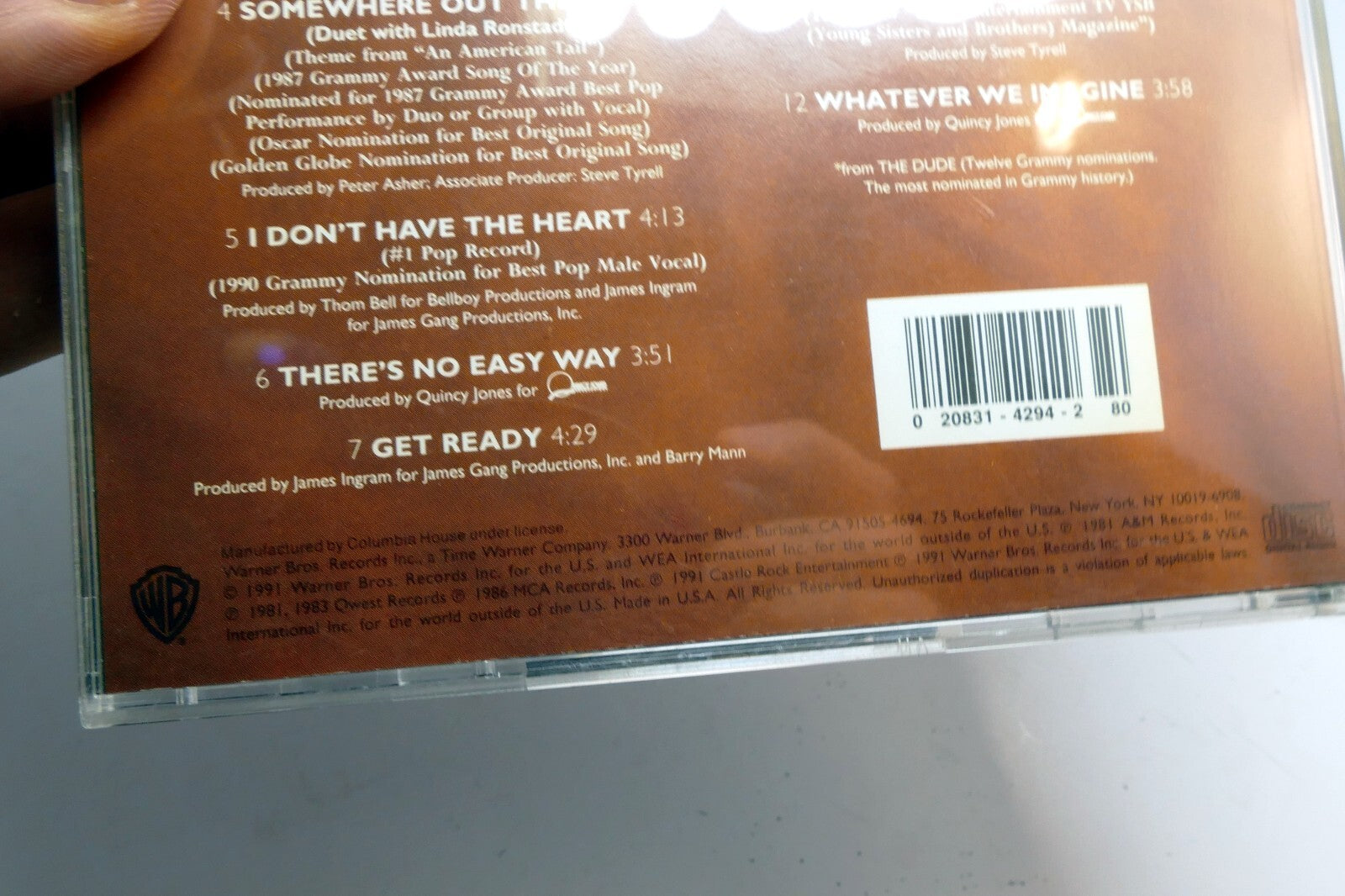 James Ingram - The Greatest Hits: Power of Great Music - Audio CD - VERY GOOD