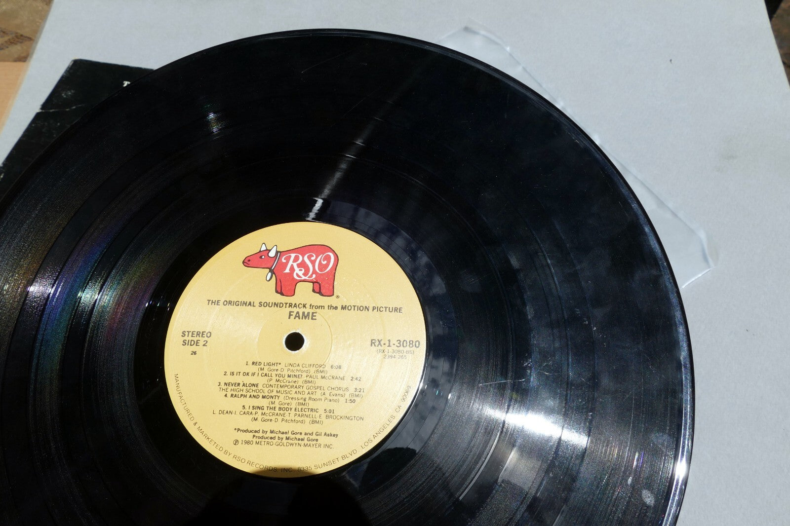 FAME - Original Soundtrack - Vinyl LP  1980  MGM  RX-1-3080 Alan Parker