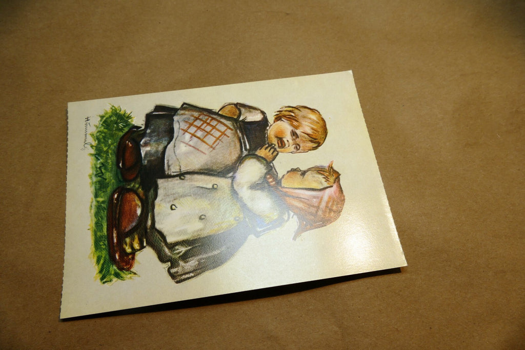 Hummel What are you Hollering about?  Postcard W. Germany Art - Unposted - mint