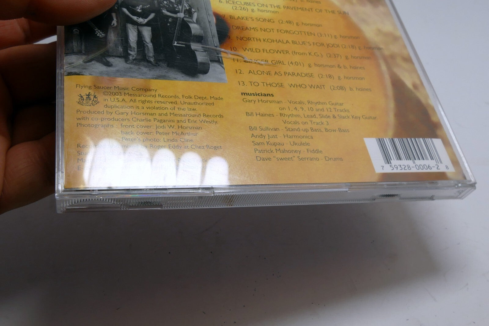 Dreams Not Forgotten by Gary Horsman, Bill Haines, Bill Sullivan, Andy Just (CD)