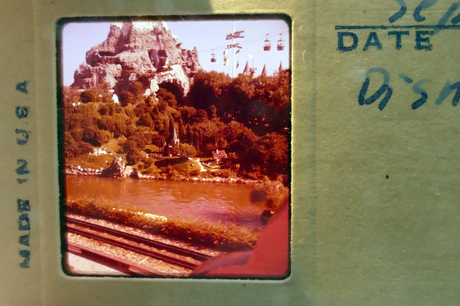 Stereo Realist Slide - Disneyland USA  - Sept 1959 Kodak Ektachrome color
