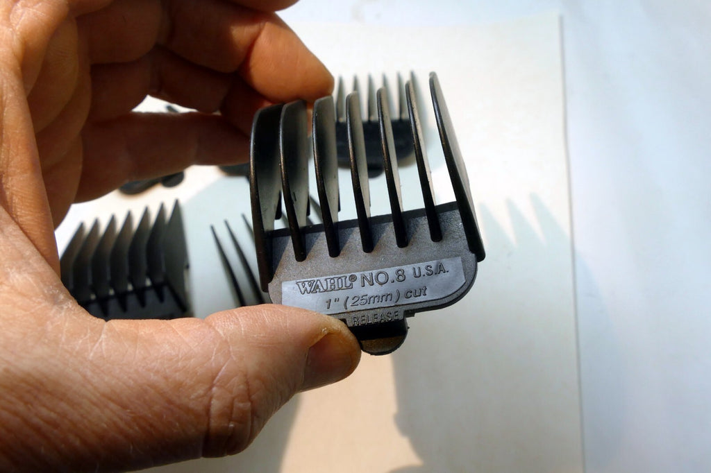 #1 #2 #3 #5 #7 #8  Wahl Guide Comb Attachment mixed lot - missing 4 & 6