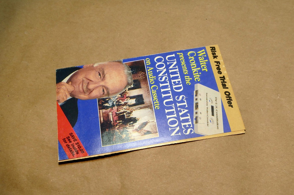 Cronkite Walter United States Constitution Add Magazine Postcard order