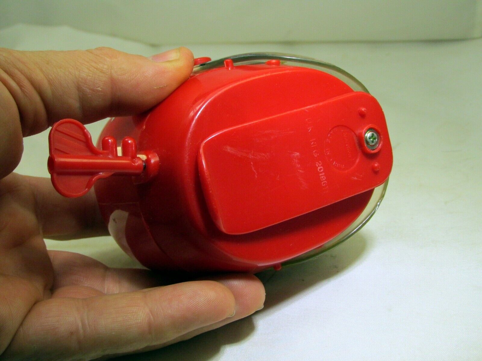 Power Rangers Legacy Red Ranger Helmet  McDonald's 3X3" winding 
