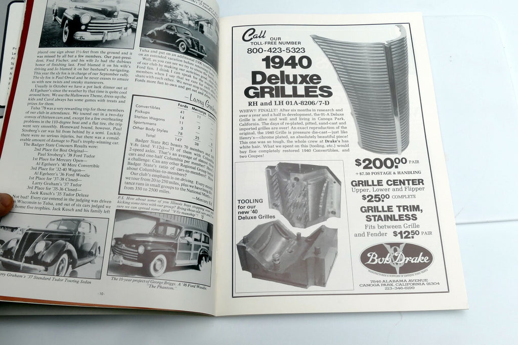 V8 Times Ford V-8 Enthusiasts Magazine July/August 1979 Woodie Fisher's '41 conv