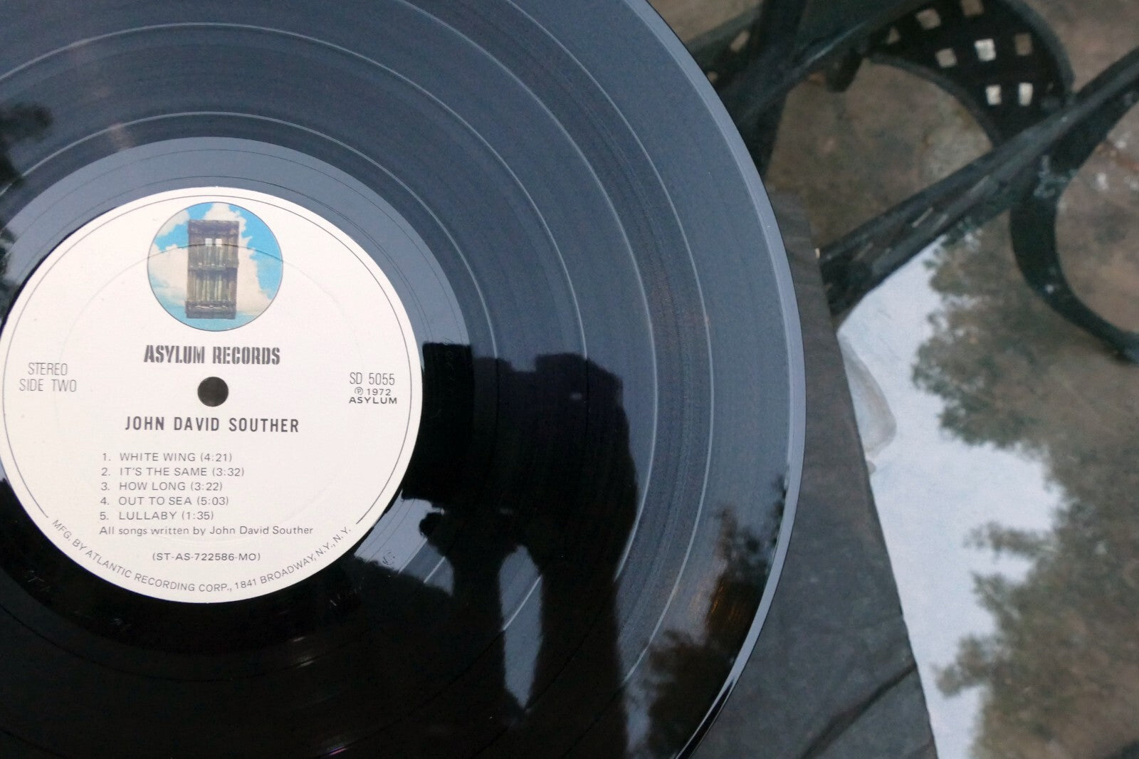 J. D. Souther Vinyl LP Asylum Records 1972, SD-5055, Self-titled  LP