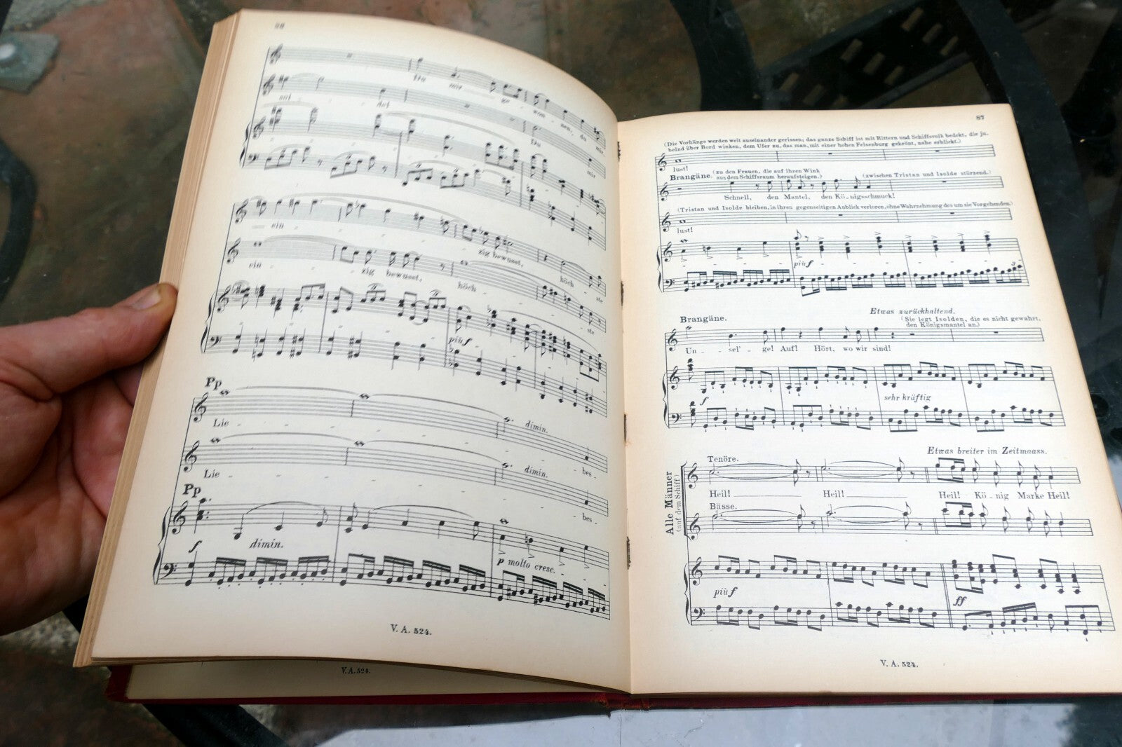 Wagner Tristan und Isolde Kleinmichel  sheet music Leipzig VA 524 1900's