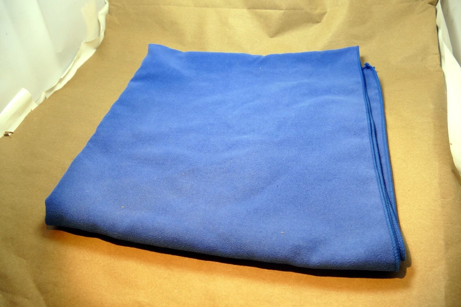 2X4 feet Satin Napkins Blue 24X48" Audimas
