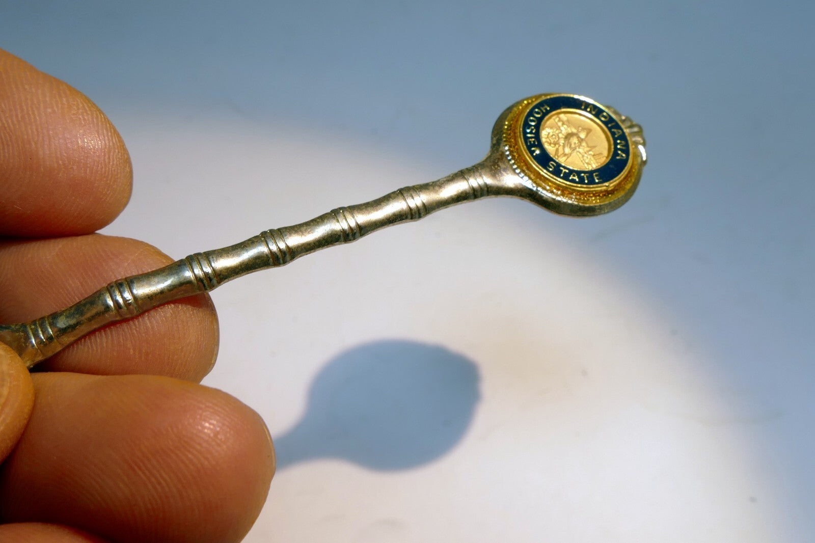 Indiana The Hoosier State Miniature Souvenir Spoon