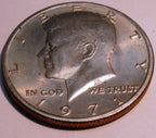 1971 john f kennedy half dollar coin us jfk