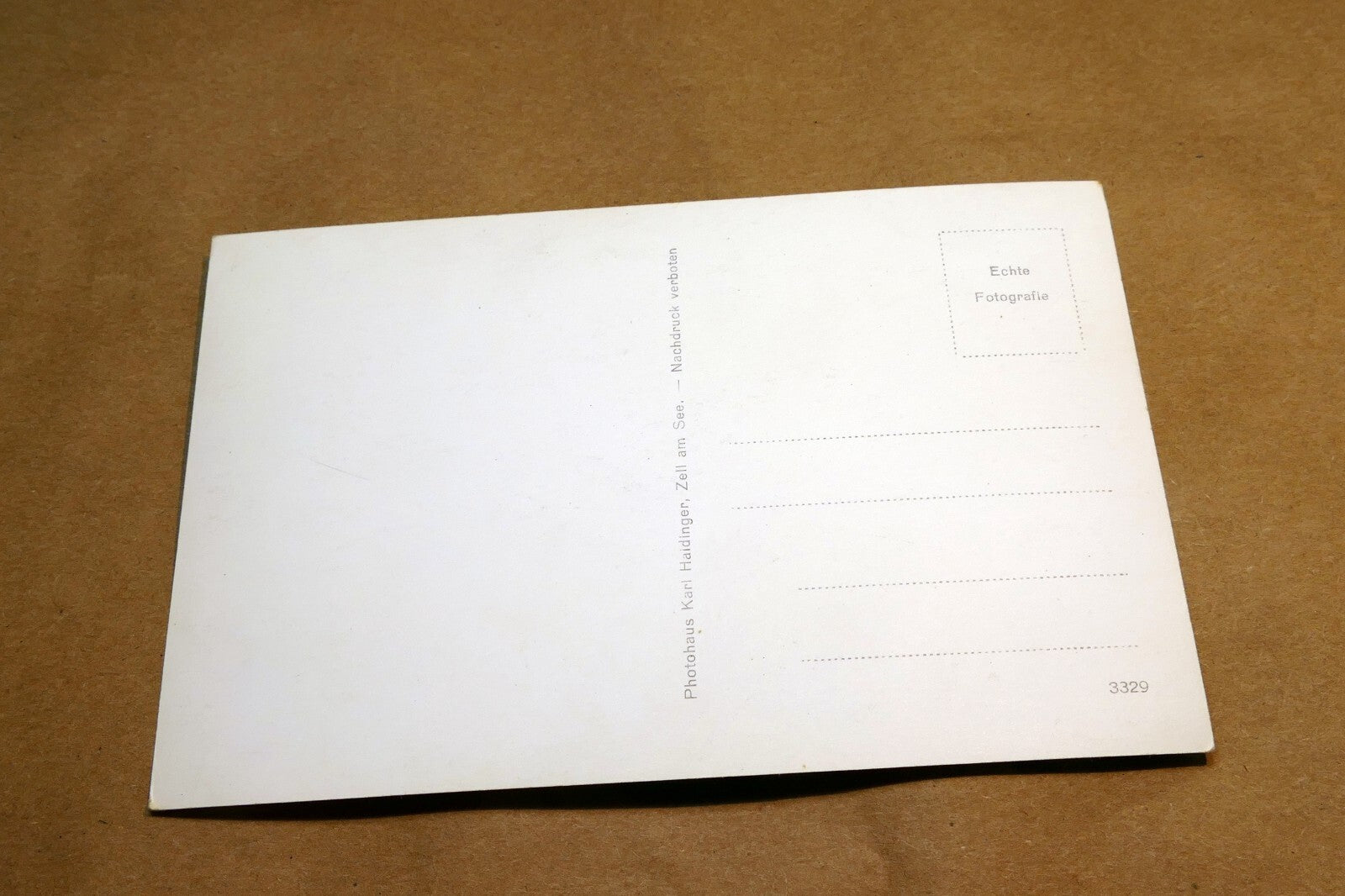 Hoher Tenn Alps  Austria postcard 1940's  - unposted