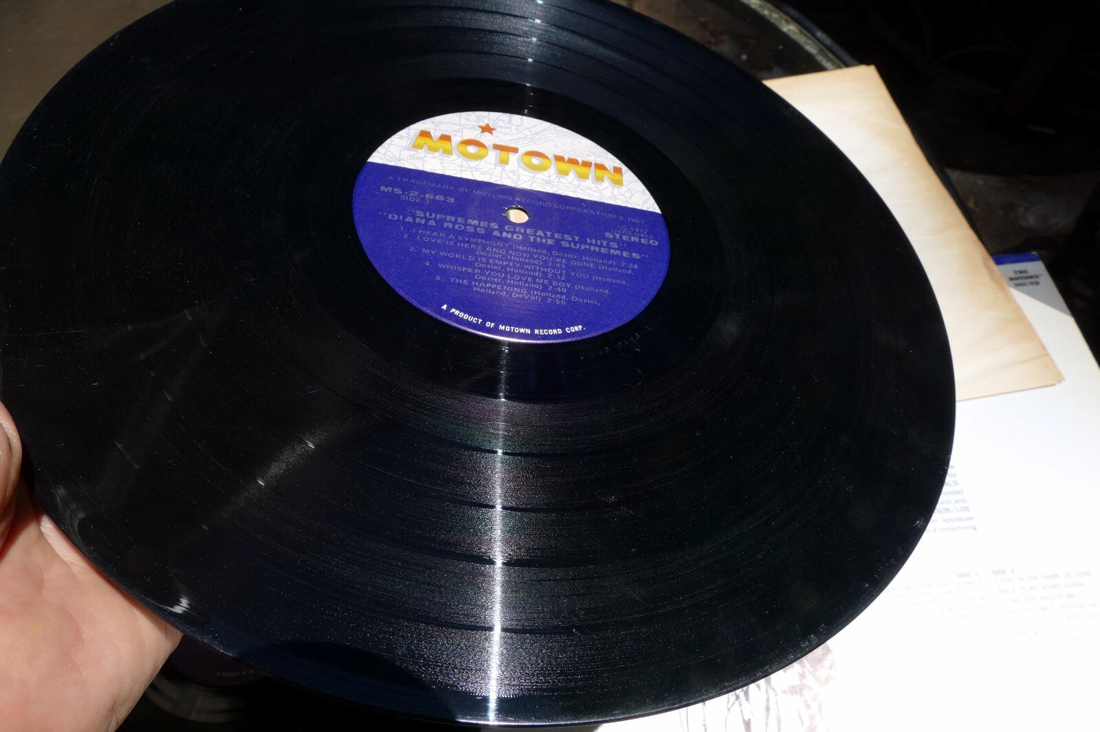 Diana Ross and The Supremes Greatest Hits Vinyl 2X LP  Record Motown MS 2-663