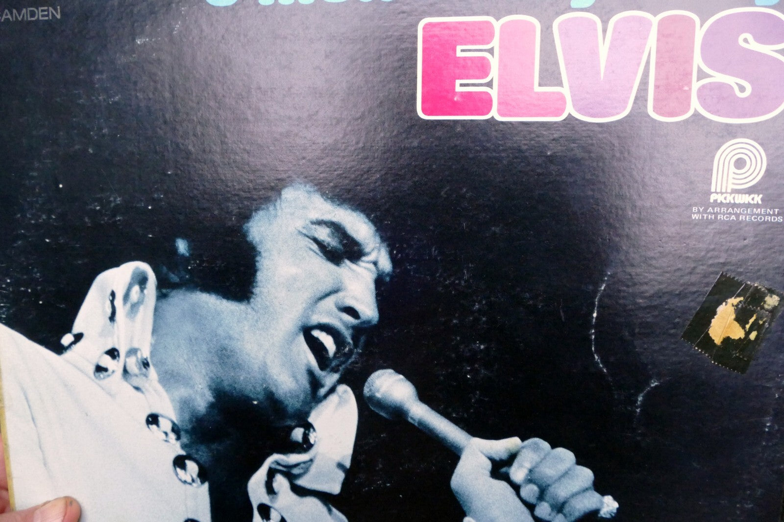 1971 elvis presley c'mon everybody cas 2518 pickwick   vinyl album art cover only