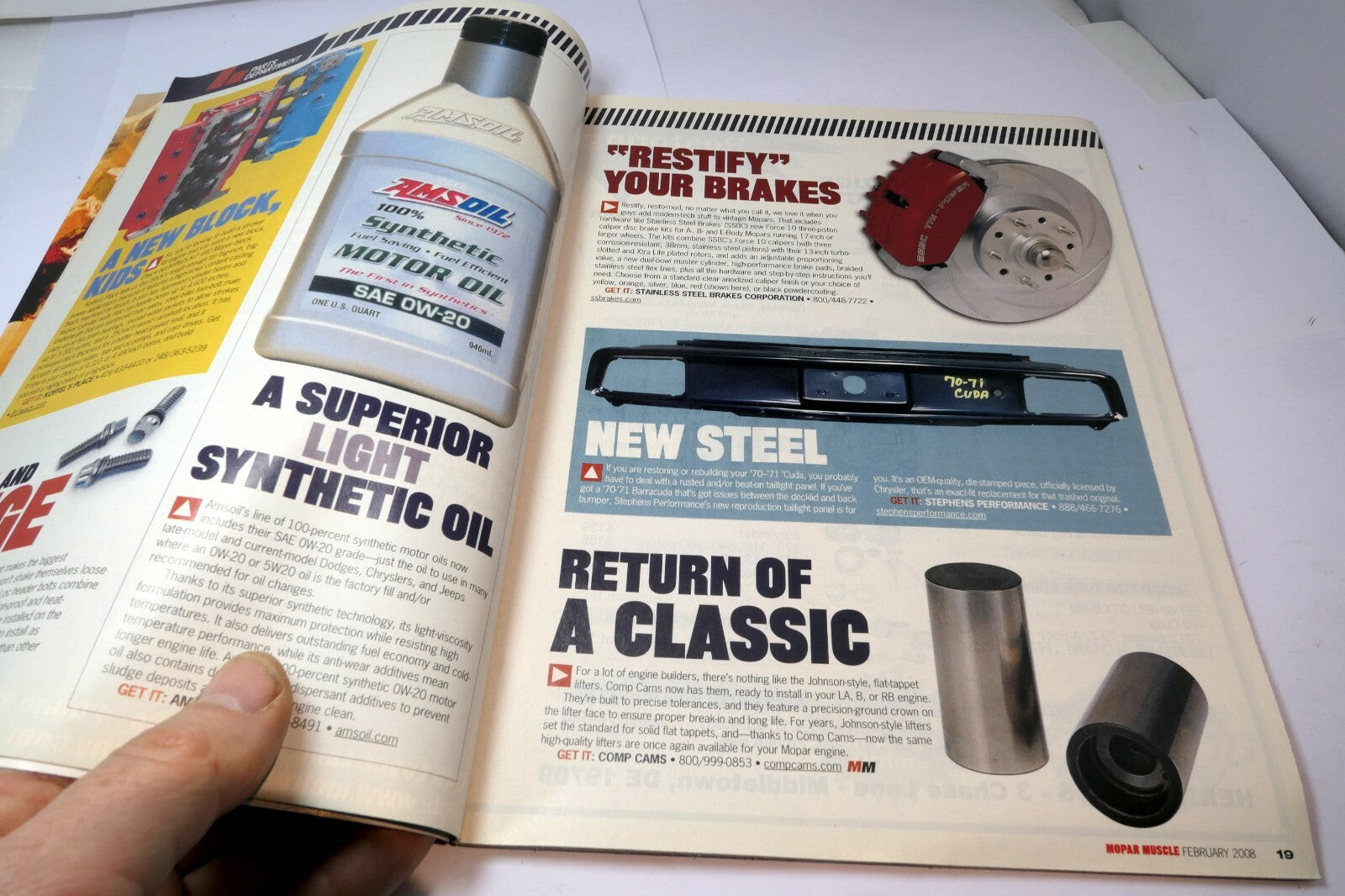 MOPAR Muscle Magazine February 2008 Modified Muscle Barn '71 HEMI Cuda 6.1L