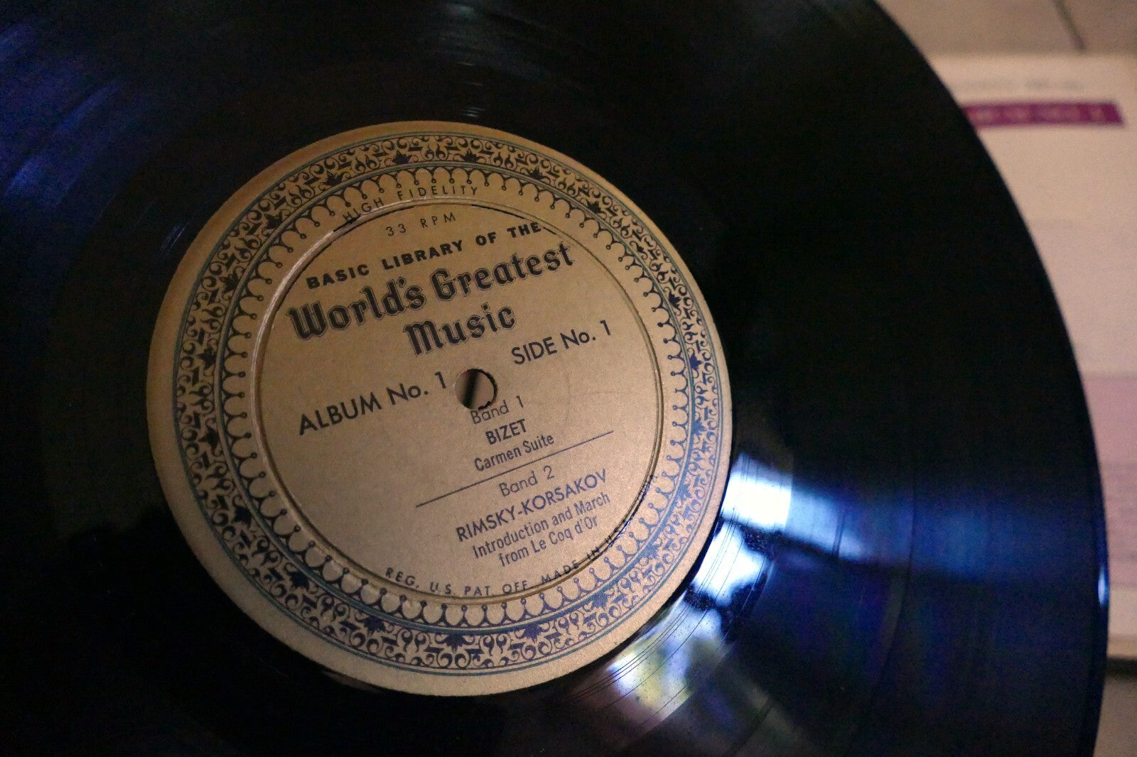Basic Library WORLDS GREATEST Music 1958 LP Rimsky-Korsakov Rachmaninoff Album 1