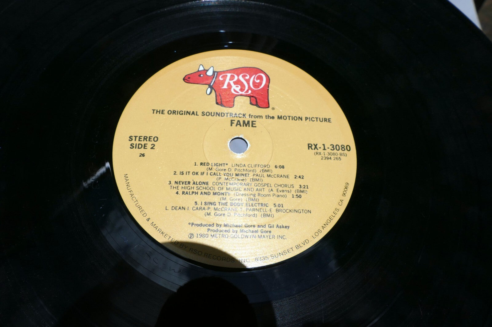 FAME - Original Soundtrack - Vinyl LP  1980  MGM  RX-1-3080 Alan Parker