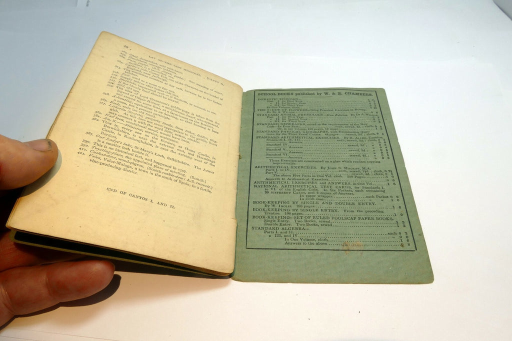 Scott's The Lay Of The Last Minstrel Walter Scott  1883 Chambers London