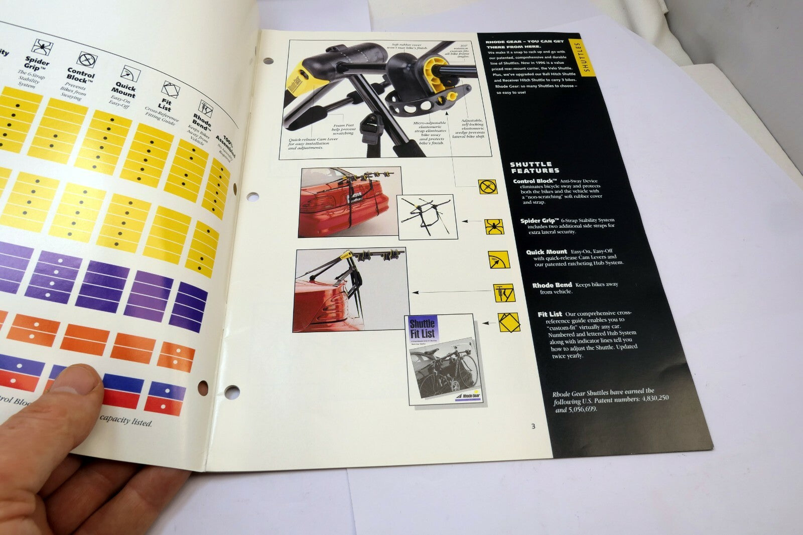 Rhode Gear 1996 CATALOG Brochure Advertising Equipment Bicycles Trailers Accesso