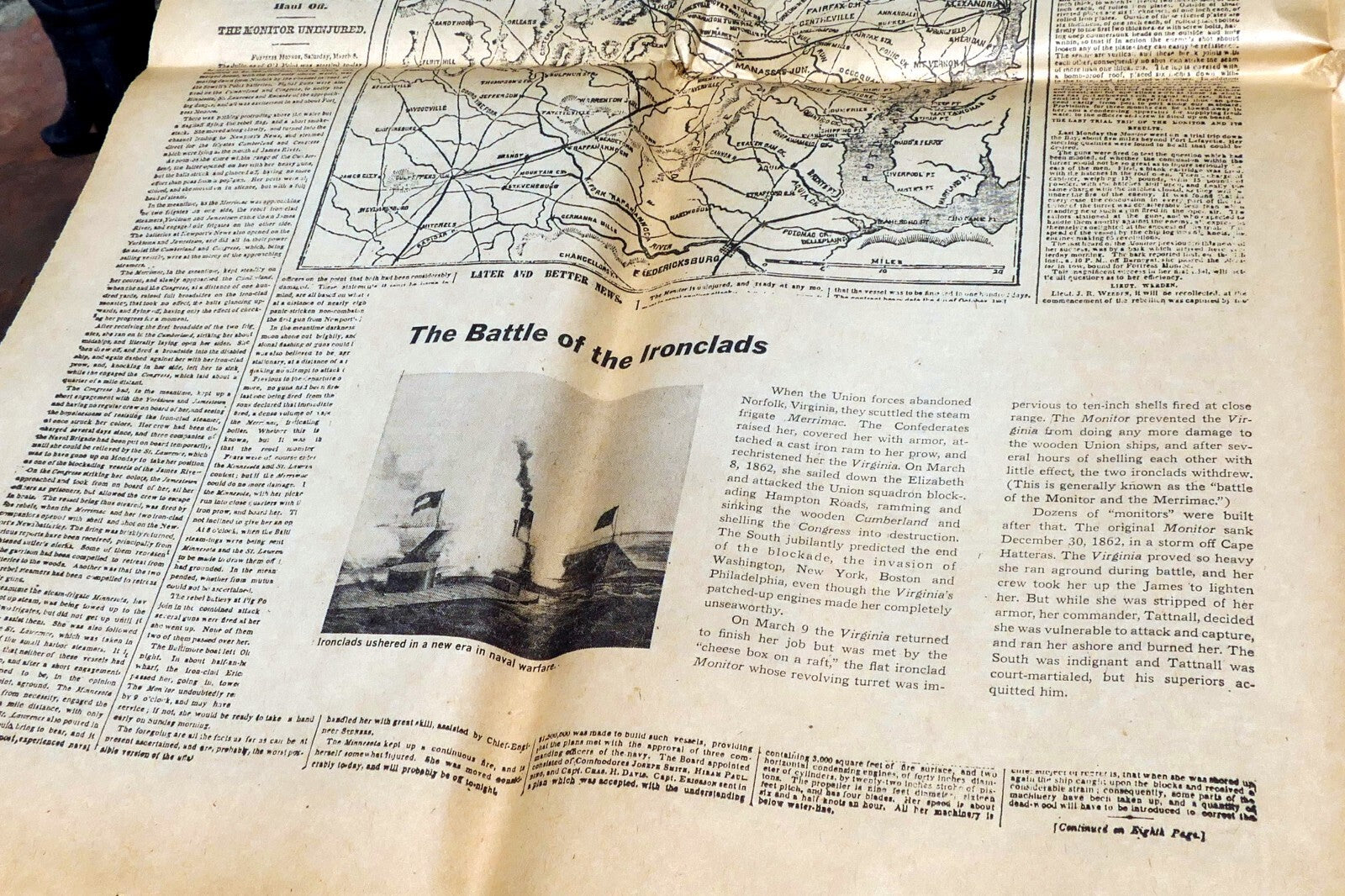 New York Times Febr. 17,  1862 Reprint Civil War Victories Kentucky & Tennessee