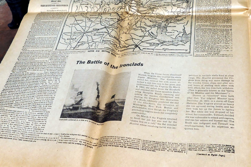 New York Times Febr. 17,  1862 Reprint Civil War Victories Kentucky & Tennessee
