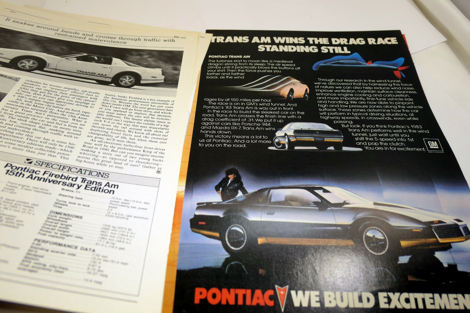 Pontiac Takes on The Imports Firebird Car Advertisement Ad Magazine clipping
