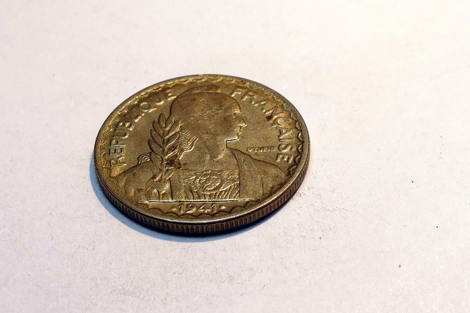 French Indo chine 1941  20 Cent  coin France